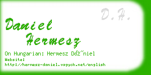 daniel hermesz business card
